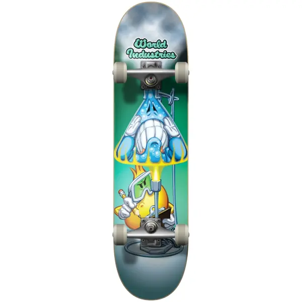 Skateboard Komplettboard World Industries Madd Scientist (7.5" - Grün)