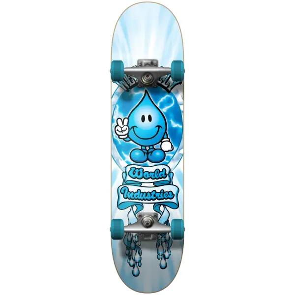 Kinder Skateboard World Industries Wet Willy (7.25" - Blau)