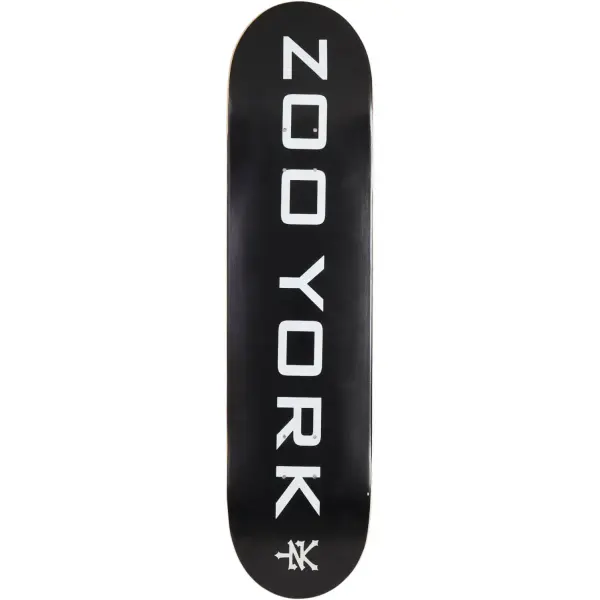 Skateboard Deck Zoo York Classic Logo Block (7.75" - Schwarz)
