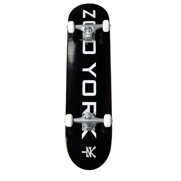 Skateboard Komplettboard Zoo York Logo Block (8" - Schwarz/Weiß)
